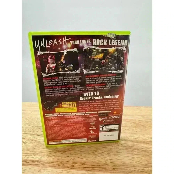Guitar Hero 3 III: Legends of Rock (Microsoft Xbox 360, 2007) w/‎ Manual - Picture 2 of 5